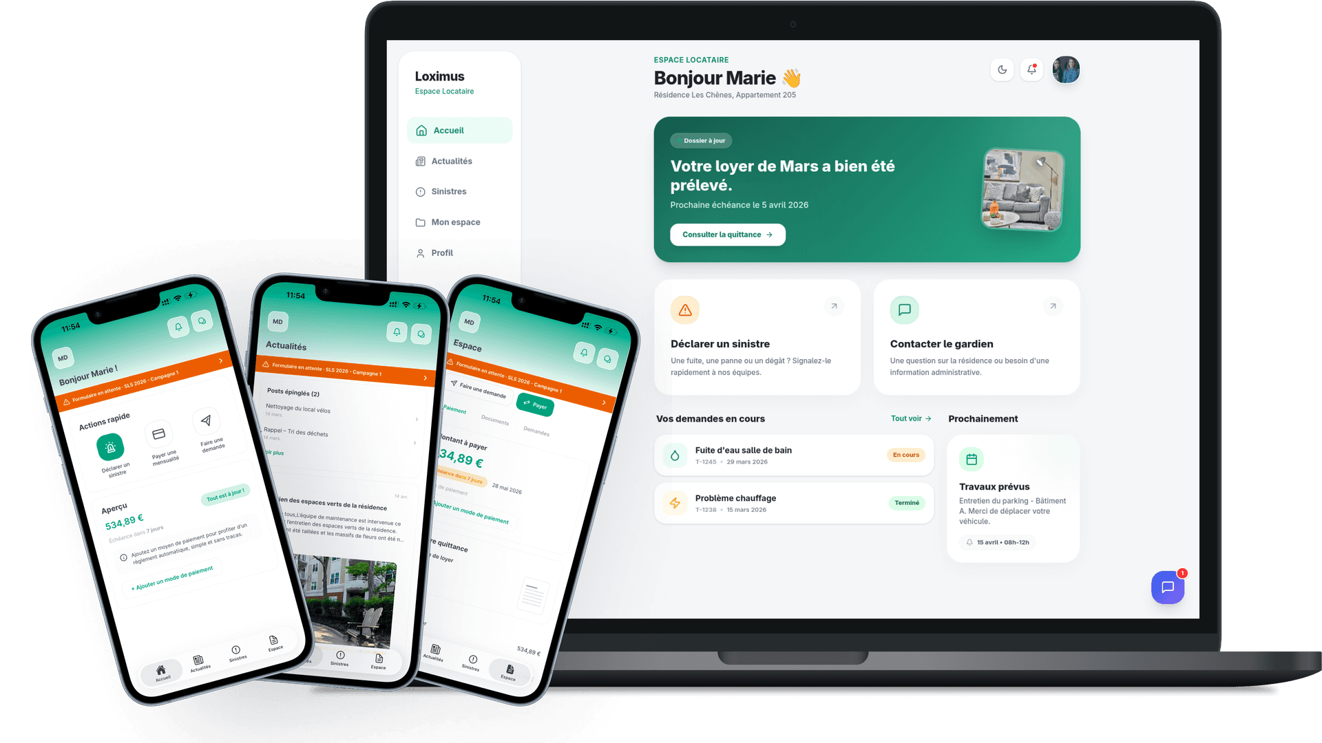 Aperçu de la plateforme Loximus
